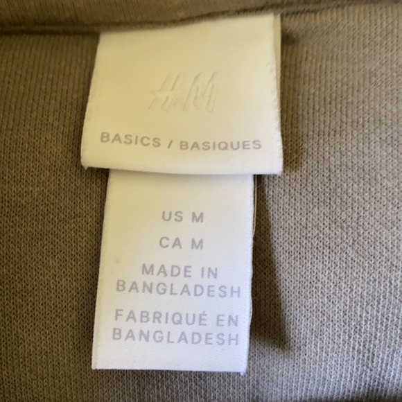 H&M green zip up hoodie - Picture 3 of 4